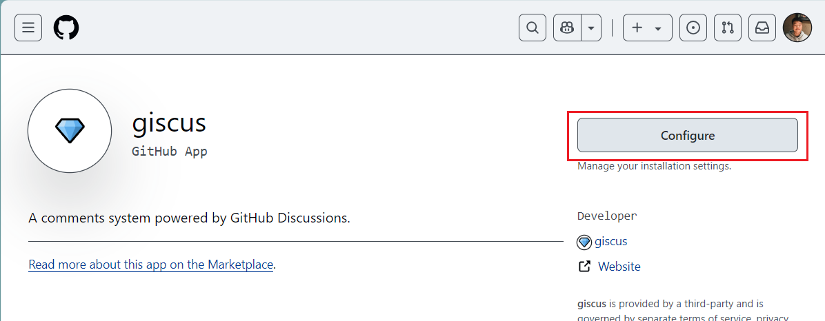 click settings btn
